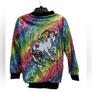 Girls sequins jacket